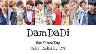 Golden Child - Damdadi Color Coded Lyrics