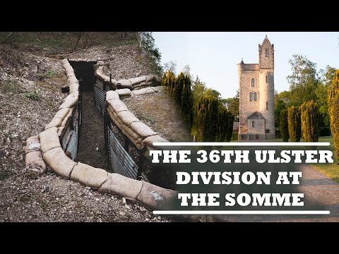 The 36th Ulster's Bravery at The Somme, Touring Thiepval Wood WW1 Trenches