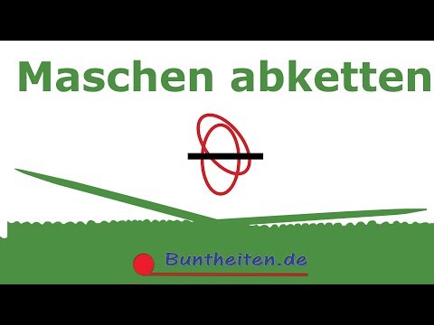 Stricken: Maschen abketten