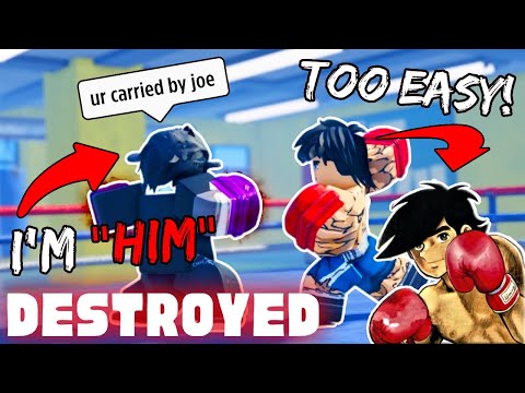 TROLLING a TOXIC DELUSIONAL "PRO" with WHITE ASH STYLE [Untitled Boxing Game]