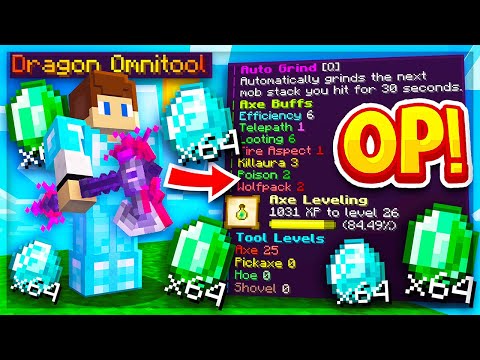THIS MAXED *GOD* TOOL IS INSANELY OVERPOWERED! | Minecraft Skyblock | OpLegends
