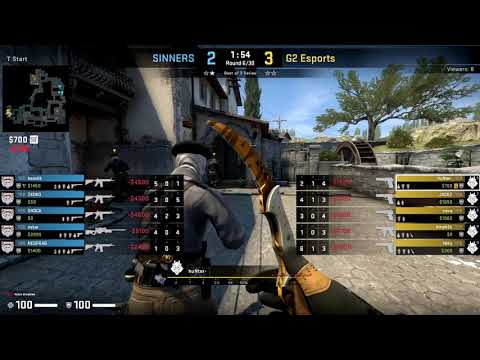 CSGO POV G2 HUNTER vs Sinners on Inferno - 26 frags