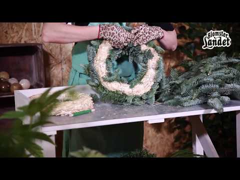 Skapa en julkrans till dörren - gör så här!