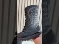 Bota Infantil Boiadeira Cano Alto Preto Cadarço e Zíper