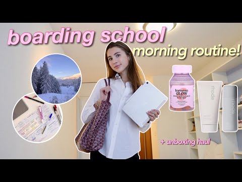 my BOARDING SCHOOL morning routine 2025 *get ready with me*