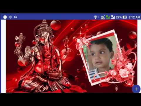 Ganesh Photo Frames Video