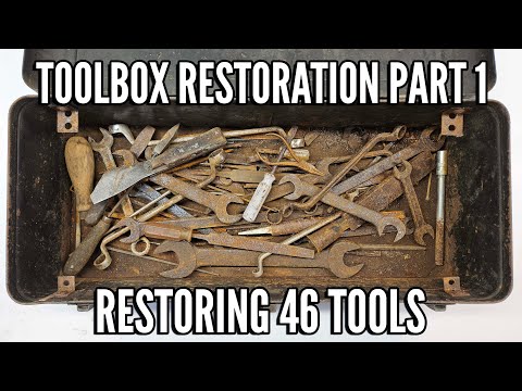 Vintage Toolbox Restoration Part 1: Restoring Every Tool Inside