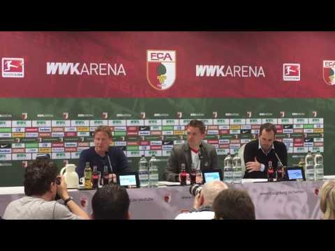 Pressekonferenz FC Augsburg - Hamburger Sportverein 30.04.2017