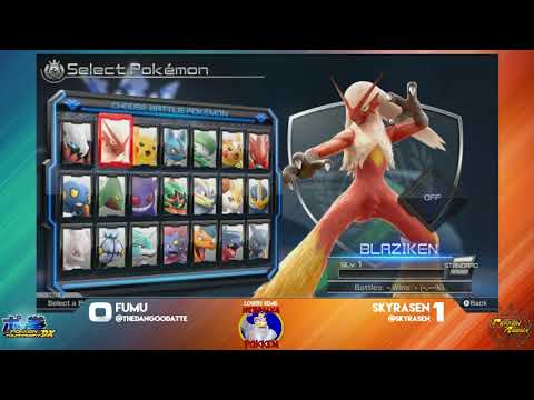Fumu (Blaziken/Decidueye) vs SkyRasen (Machamp) Pokken at Underground - 12/19/17