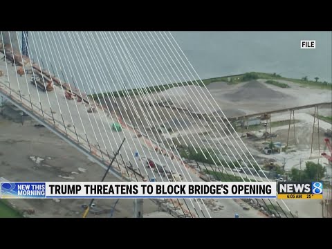 Trump threatens to block opening of bridge between Canada and Detroit