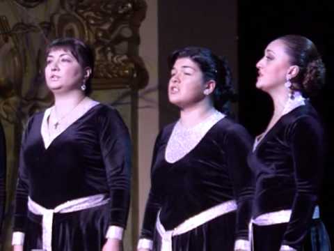 Georgian folk ensemble KERIA - UNDA MOGTSERO (Tushetian love)