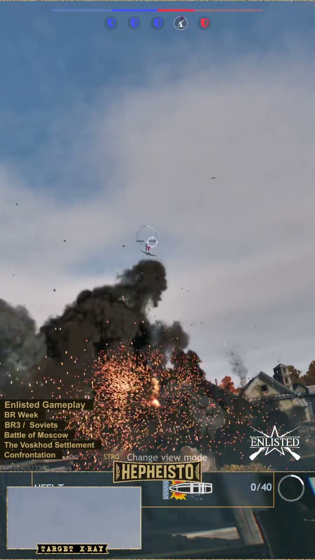 Anti Air Gunner eliminates Plane Ju 87 B-2 with 20mm KwK Cannon