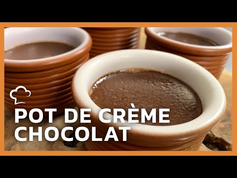 Pot de crème chocolat