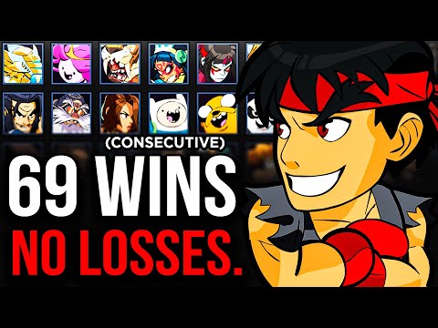 I Won with EVERY Brawlhalla Character in a Row