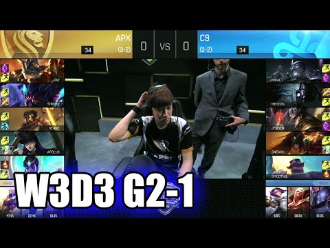 Apex Gaming vs Cloud 9 | Game 1 S6 NA LCS Summer 2016 Week 3 Day 3 | APX vs C9 G1 W3D3 1080p