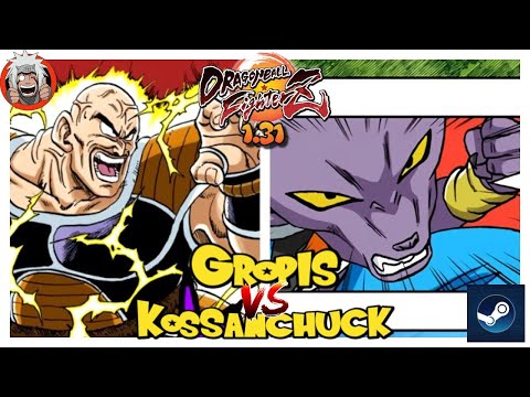 DBFZ KoS_Sanchuck vs Gropis (Vegeta, Nappa, Goku) vs (Cell, SuperBaby2, Beerus) Ver 1.31
