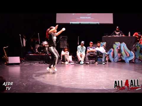 ALL 4 ALL BATTLE EUROPÉEN 2016 - HIPHOP - LINDSAY vs KANTYN