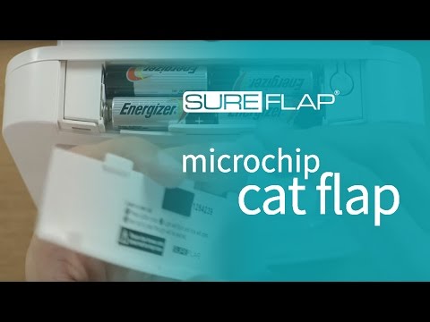 Locating the serial number on the SureFlap Microchip Cat Flap