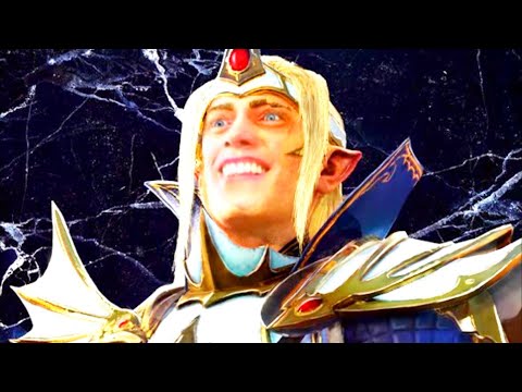 Imrik speaks with Settra the Imperishable