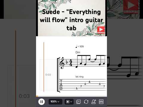 Everything Will Flow - Suede