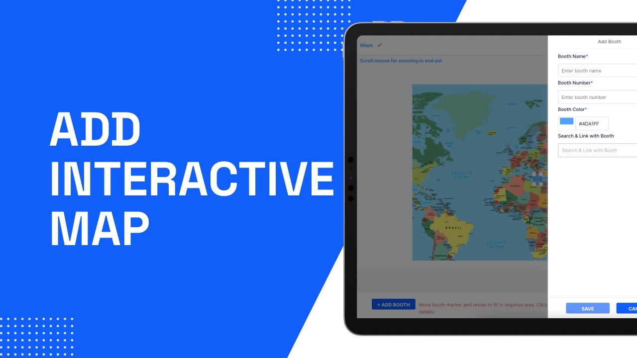 Eventify - Add Interactive Map