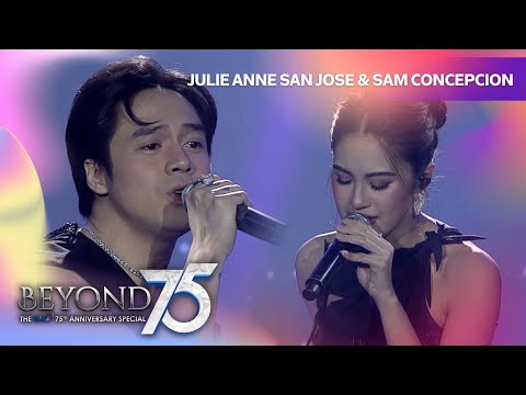 Julie Anne San Jose and Sam Concepcion slay their rendition of ‘Die With A Smile!’ | GMA Beyond 75