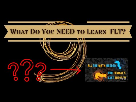 What Do You NEED to Learn Fermat's Last Theorem?