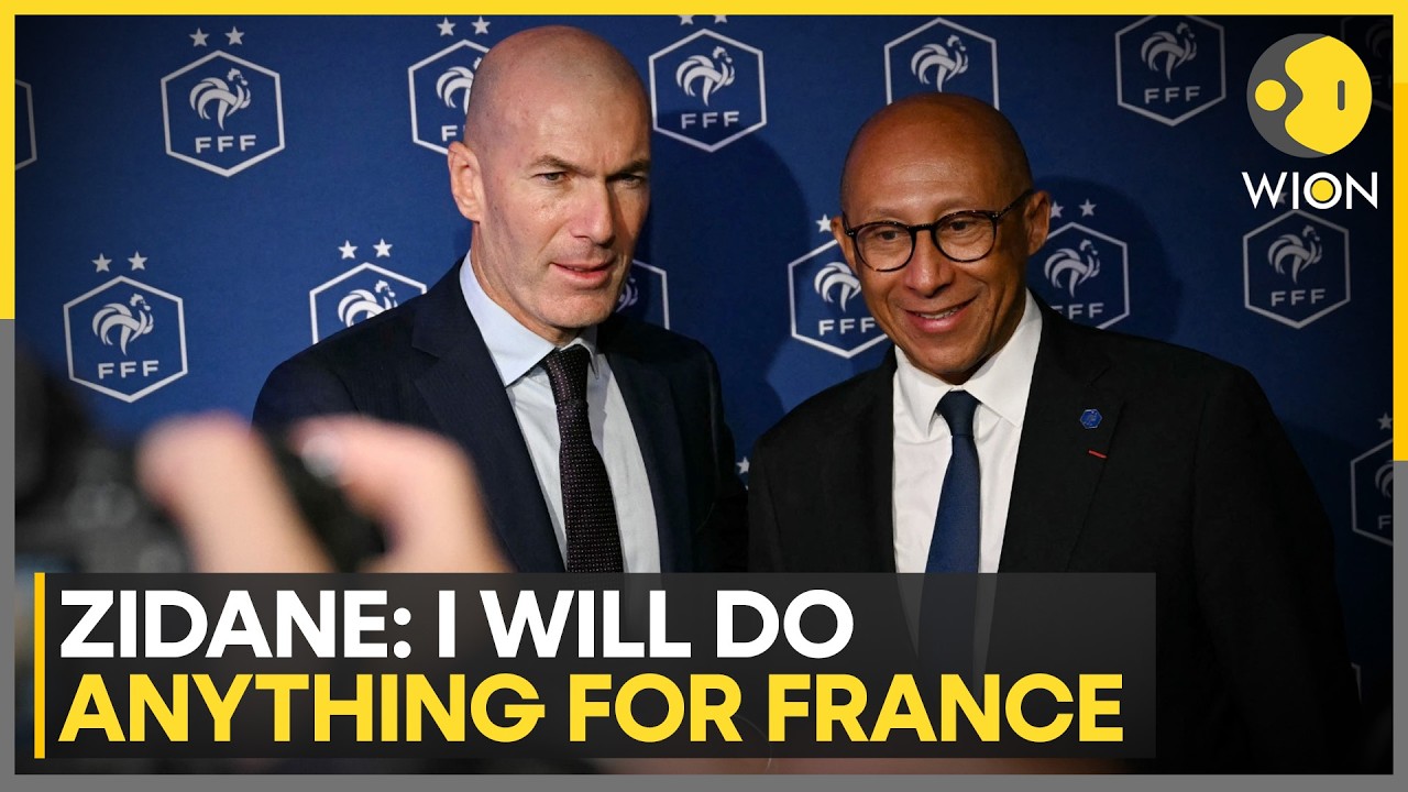 Zinedine Zidane Takes Over as France Head Coach | WION Sports