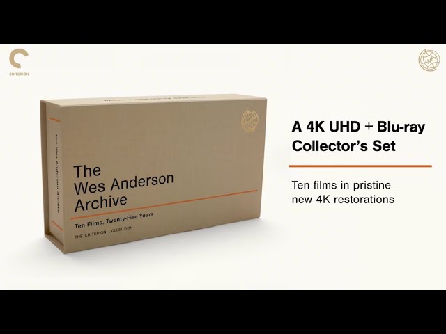 Il boxset di Criterion Collection su Wes Anderson