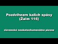 Pozdvihnem Kalich Spásy Žalm 116