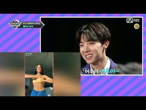 Bts reacciona a tik tok de Addison Rae