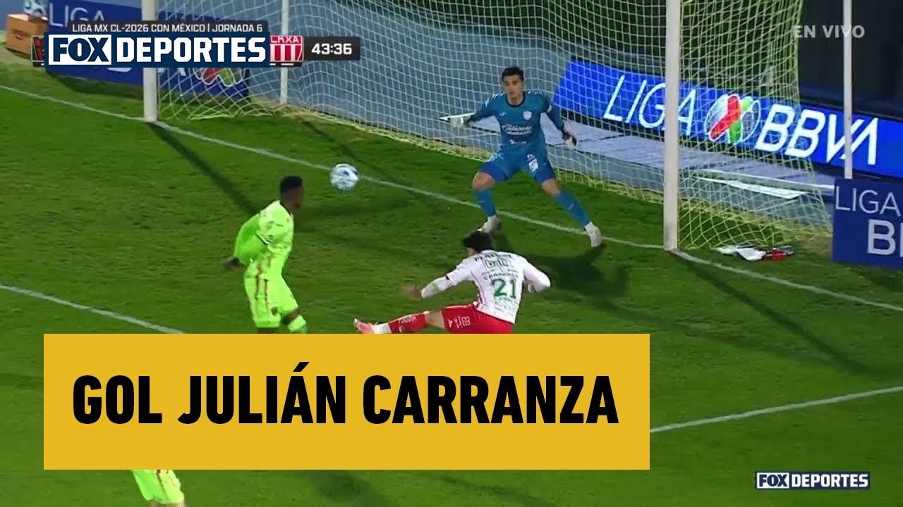 ⚡ GOL Julián Carranza | FC Juárez 1-1 Necaxa | Fecha 6 | Clausura 2026 | Liga MX