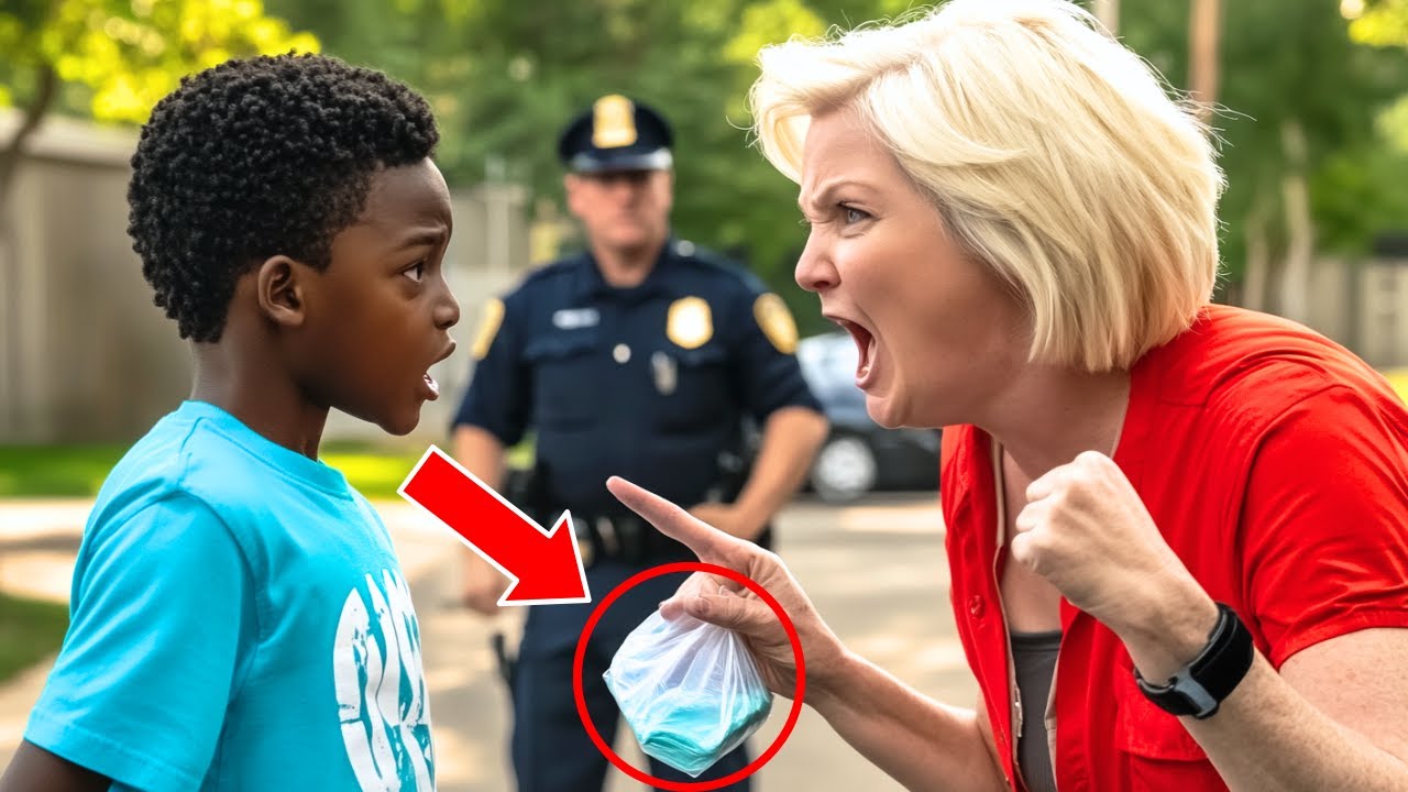 Racist Neighbor Plants DRUGS on Innocent Black Boy, Then Rushes POLICE To His Door!
