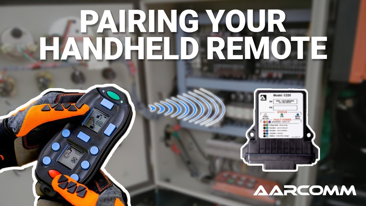 How to Match the Aarcomm Handheld Remote