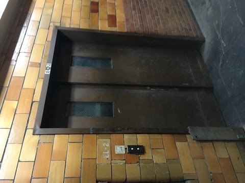 Two Vintage Manually Controlled Elevators at the Undisclosed Location