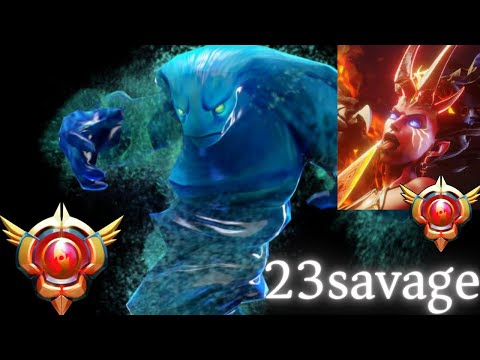 highlight - 23savage Morphling vs TB, Hoodwink, Pangolier, SB, Undying - dota2