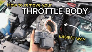 HOW TO REMOVE THE THROTTLE BODY ON YOUR E46!