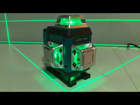 🟢Nível a laser 16 linhas verde bom e barato 