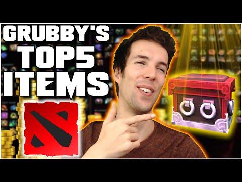 GRUBBY RANKS His TOP 5 ITEMS IN DOTA 2!