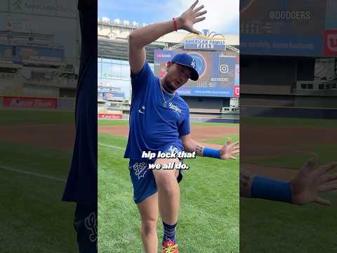 Miguel Rojas Explains Dodgers Hip Lock Celebration, Freddie Dance & More!🧢🎉 #Dodgers #LA #MLB