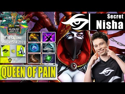 SECRET vs ASTER | NISHA FIRST TRY 7.32 QOP BROKEN 19 KILLS | ESL ONE MALAYSIA 2022 Dota 2 Highlights