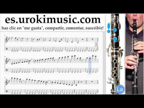 Tutorial de Clarinete The Chainsmokers ft. Halsey - Closer Clases Notas Parte#1 um-927