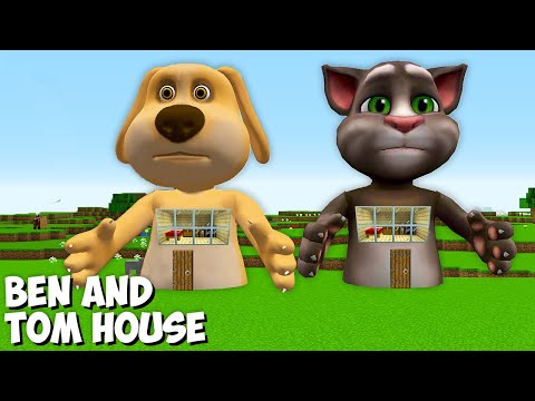 TALKING TOM AND TALKING BEN Gameplay in Minecraft - Coffin Meme