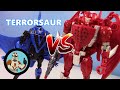 Transformers Beast Wars Basic VS Kingdom Golden Disk Deluxe TERRORSAUR Old VS New 56