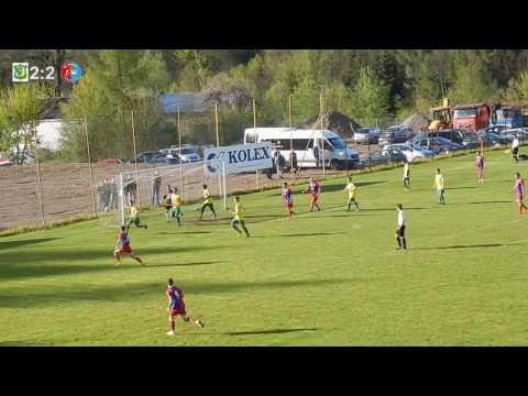 Skrót meczu Jarmuta Szczawnica - Ogniwo Piwniczna 4:4 (2:3) 08.05.2016r.