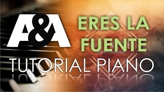 Eres La Fuente MARCO BARRIENTOS Tutorial Piano (AMANECE 2014)