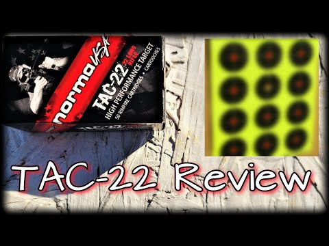 Norma TAC-22 Ammo Review- Accuracy Test