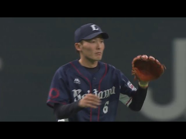 【4回裏】ライオンズ・源田 鋭い当たりに飛びつくファインプレー!! 2017/3/31 F-L