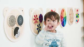Lavinamasis medinis pakabinamas žaidimas vaikams | Optinė iliuzija | Viga 44551