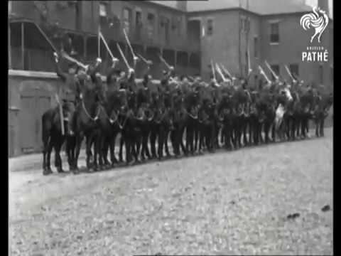 1914 -18 Cavalry Sabre Solo Drills- Horseback & On Foot -England